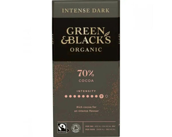 G&B Organic Sale 70% Dark Bar 90g