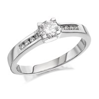 9ct White Gold Diamond Ring - 1/3ct - EXCLUSIVE - D7189-N