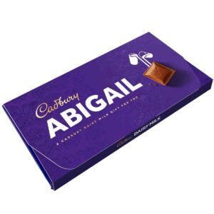 Cadbury Abigail Dairy Milk Chocolate Bar with Gift Envelope
