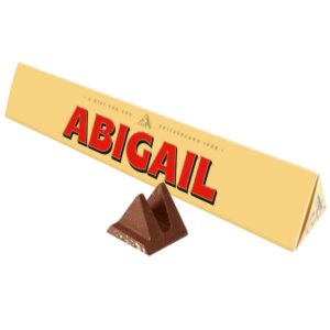 Toblerone Abigail chocolate Bar with Sleeve x