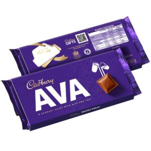 Cadbury Ava Dairy Milk Chocolate Bar with Sleeve 110g