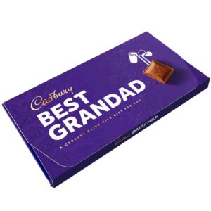 Cadbury Best Grandad Dairy Milk Chocolate Bar with Gift Envelope