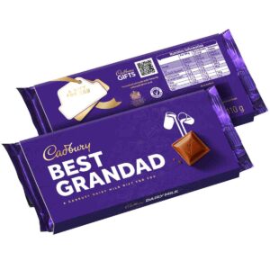 Cadbury Best Grandad Dairy Milk Chocolate Bar with Sleeve 110g