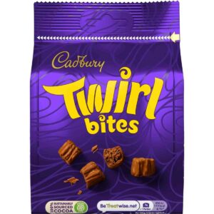 Cadbury Twirl Bites Chocolate Bag 109g (Box of 10)