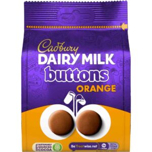 Cadbury Dairy Milk Orange Giant Buttons Bag 110g