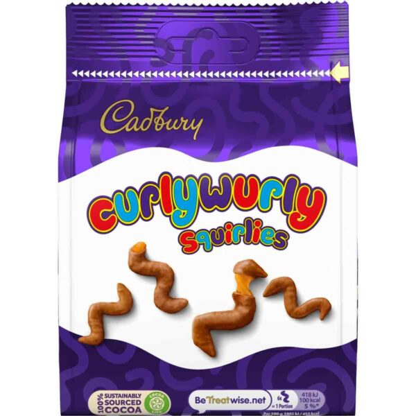 Curly Wurly Squirlies Chocolate Bag 110g