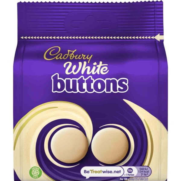 Cadbury Giant White Buttons Bag 110g