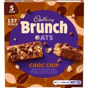 Cadbury Brunch Oats Choc Chip Bars Pack of 5