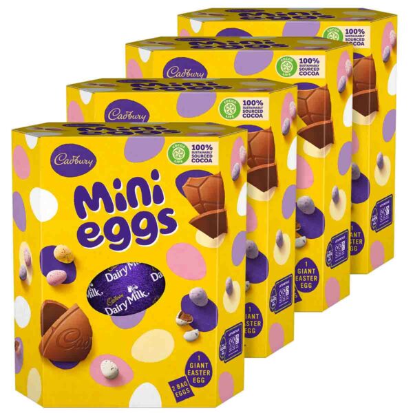 Mini Eggs Giant Easter Egg 455g (Box of 4)