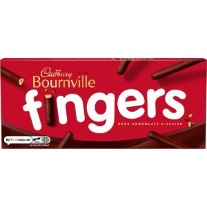 Cadbury Bournville Fingers Box 114g (Box of 20)