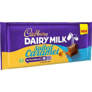 Dairy Milk Salted Caramel Chocolate Bar 120g (Box of 16)