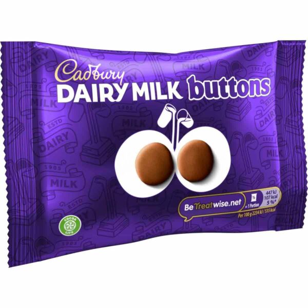 Cadbury Giant Buttons Bag 40g (Box of 36)
