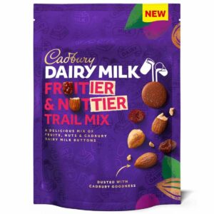 Cadbury Fruitier & Nuttier Chocolate Trail Mix 100g (Box of 10)