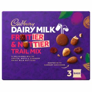 Cadbury Fruitier & Nuttier Trail Mix Bags Pack of 3 (Box of 6)