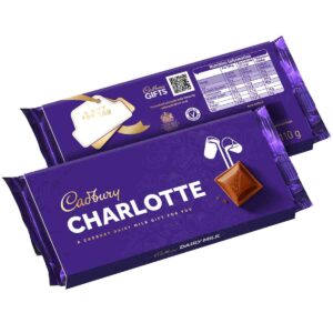 Cadbury Charlotte Dairy Milk Chocolate Bar with Sleeve 110g