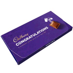 Cadbury Congratulations Dairy Milk Chocolate Bar with Gift Envelope