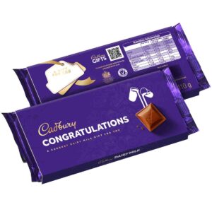 Cadbury Congratulations Dairy Milk Chocolate Bar with Sleeve 110g