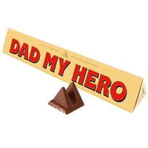 Toblerone Dad My Hero Chocolate Bar with Sleeve