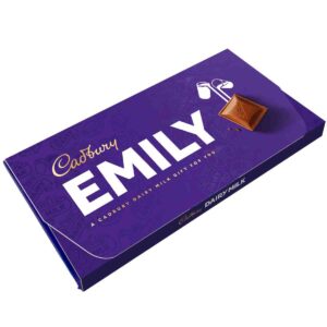 Cadbury Emily Dairy Milk Chocolate Bar with Gift Envelope