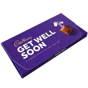 Cadbury Get Well Soon Dairy Milk Chocolate Bar with Gift Envelope
