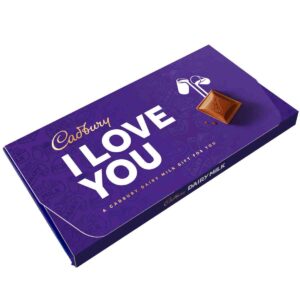 Cadbury I Love You Dairy Milk Chocolate Bar with Gift Envelope