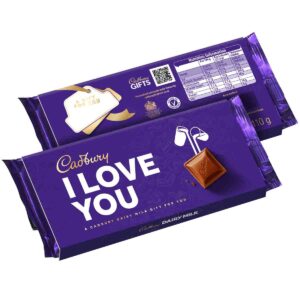 Cadbury I Love You Dairy Milk Chocolate Bar with Sleeve 110g