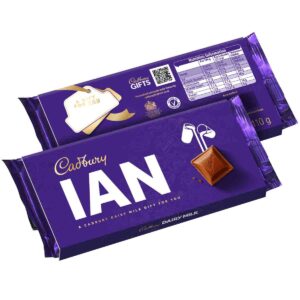 Cadbury Ian Dairy Milk Chocolate Bar with Sleeve 110g
