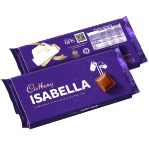 Cadbury Isabella Dairy Milk Chocolate Bar with Sleeve 110g