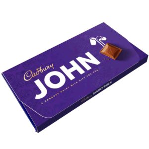 Cadbury John Dairy Milk Chocolate Bar with Gift Envelope