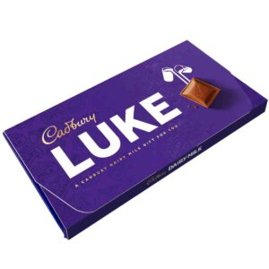 Cadbury Luke Dairy Milk Chocolate Bar with Gift Envelope