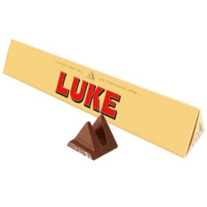 Toblerone Luke Chocolate Bar with Sleeve
