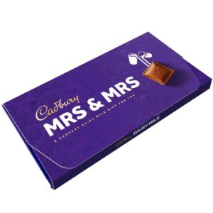 Cadbury Mrs & Mrs Dairy Milk Chocolate Bar with Gift Envelope