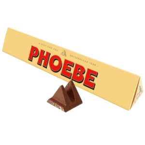 Toblerone Phoebe Chocolate Bar with Sleeve