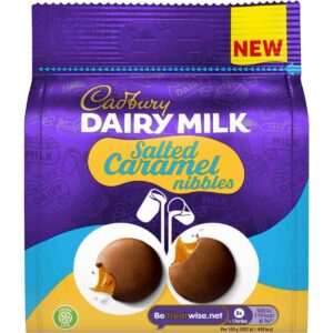 Dairy Milk Salted Caramel Nibbles Chocolate Bag 95g