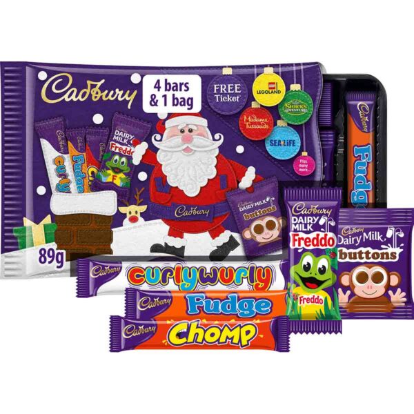 Cadbury Christmas Chocolate Selection Pack 89g