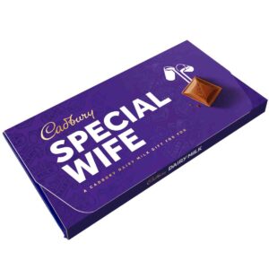 Cadbury Special Wife Dairy Milk Chocolate Bar with Gift Envelope