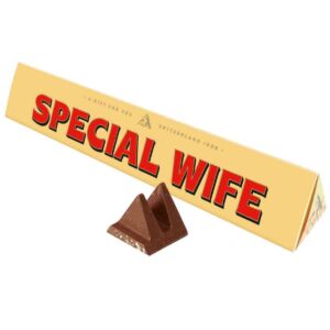 Toblerone Special Wife Chocolate Bar with Sleeve