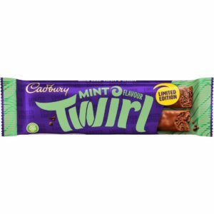 Cadbury Twirl Mint Chocolate Bar 43g (Box of 48)