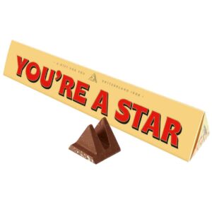 Toblerone You're A Star Chocolate Bar with Sleeve