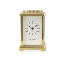 Widdop Brass Effect Carriage Clock - C1788