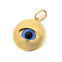 9ct Gold Blue Eye Amulet Charm - G3708