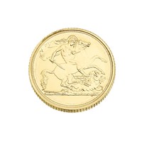 22ct Gold Elizabeth Half Sovereign Coin - G6114