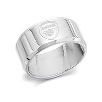 Stainless Steel Arsenal FC Band Ring - J2390-U