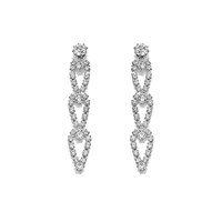 Diamante Chandelier Drop Earrings - J5140