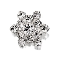 Diamante Snowflake Brooch - J5263