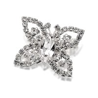 Diamante Butterfly Brooch - J5266